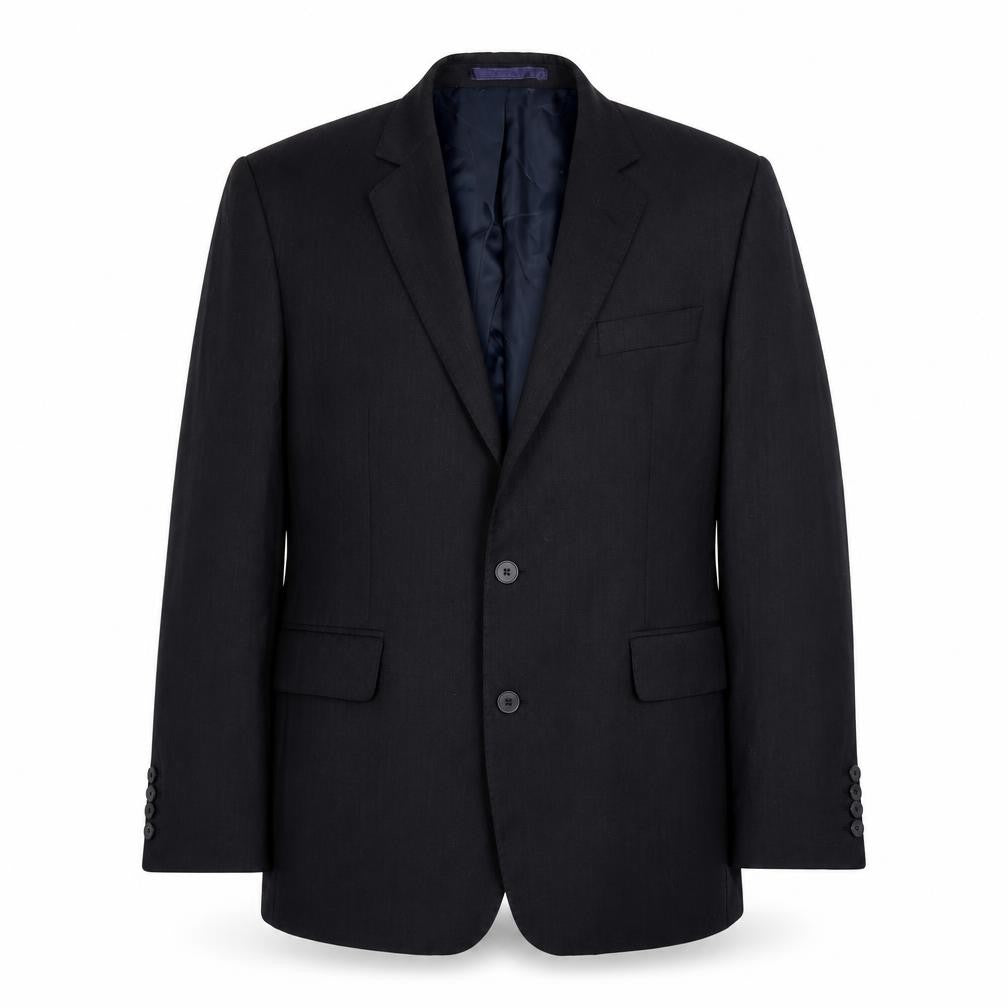 Hammond & Co Mens Black Polyester Jacket Suit Jacket Size 44 Regular