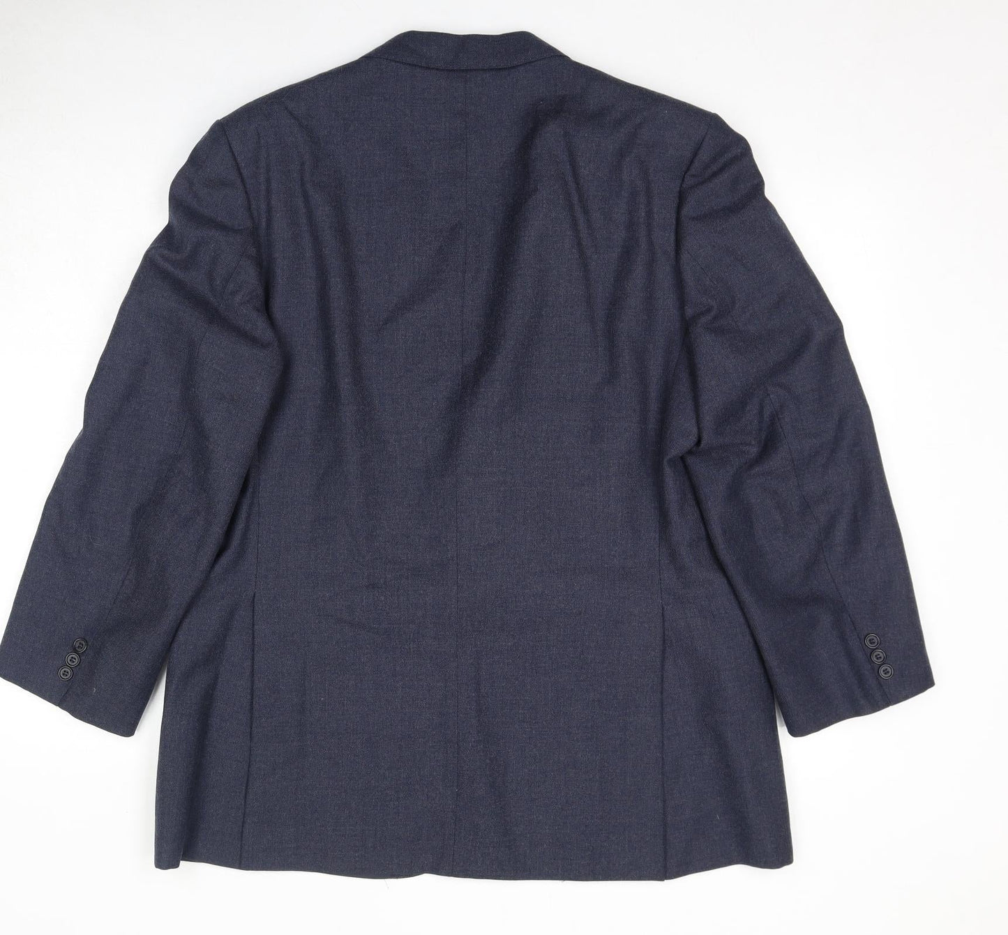 Greenwoods Mens Blue Polyester Jacket Suit Jacket Size 44 Regular