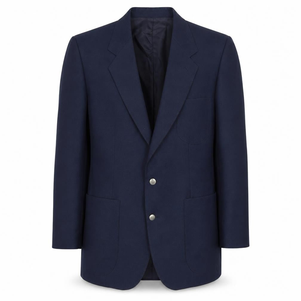 Greenwoods Mens Blue Polyester Jacket Suit Jacket Size 42 Regular