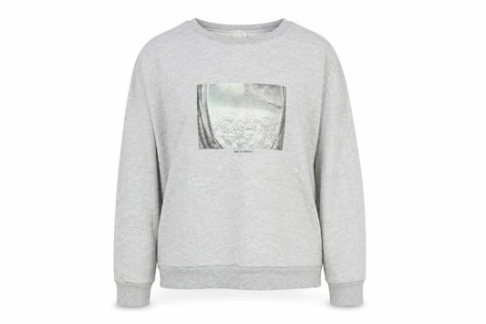ASOS Womens Grey Cotton Pullover Sweatshirt Size 16 Pullover - Out of Office
