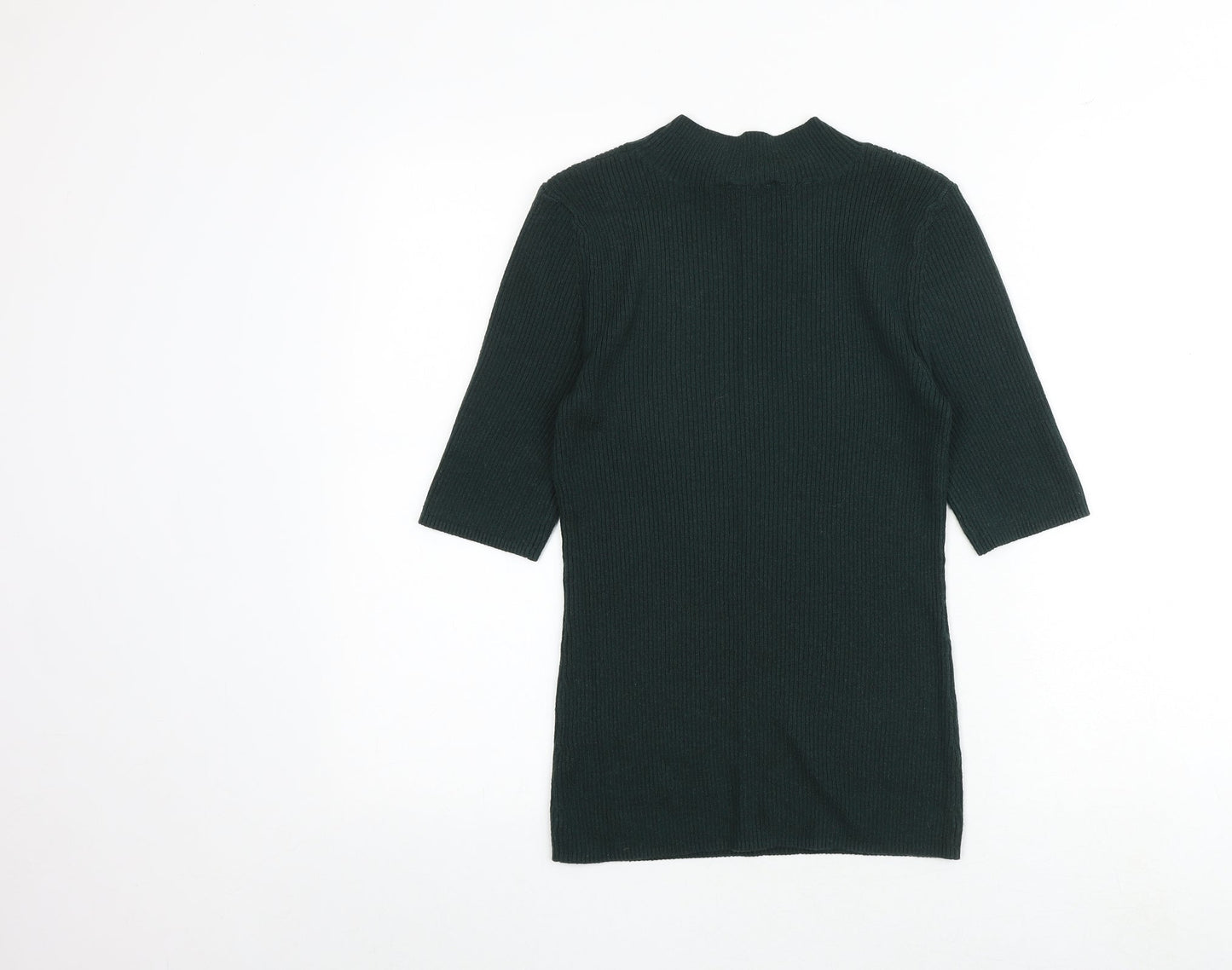 Witchery Womens Green Round Neck Acrylic Pullover Jumper Size XS
