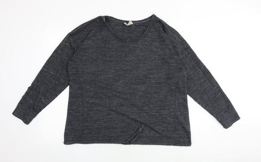 NEXT Womens Grey Polyester Pullover Sweatshirt Size 16 Pullover