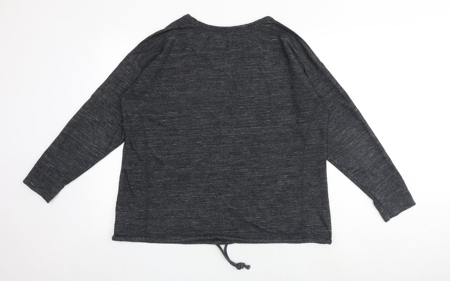 NEXT Womens Grey Polyester Pullover Sweatshirt Size 16 Pullover