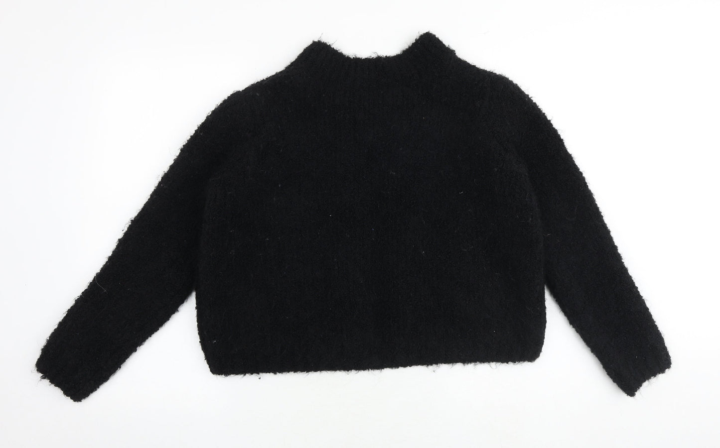 Marks and Spencer Womens Black V-Neck Acrylic Cardigan Jumper Size M