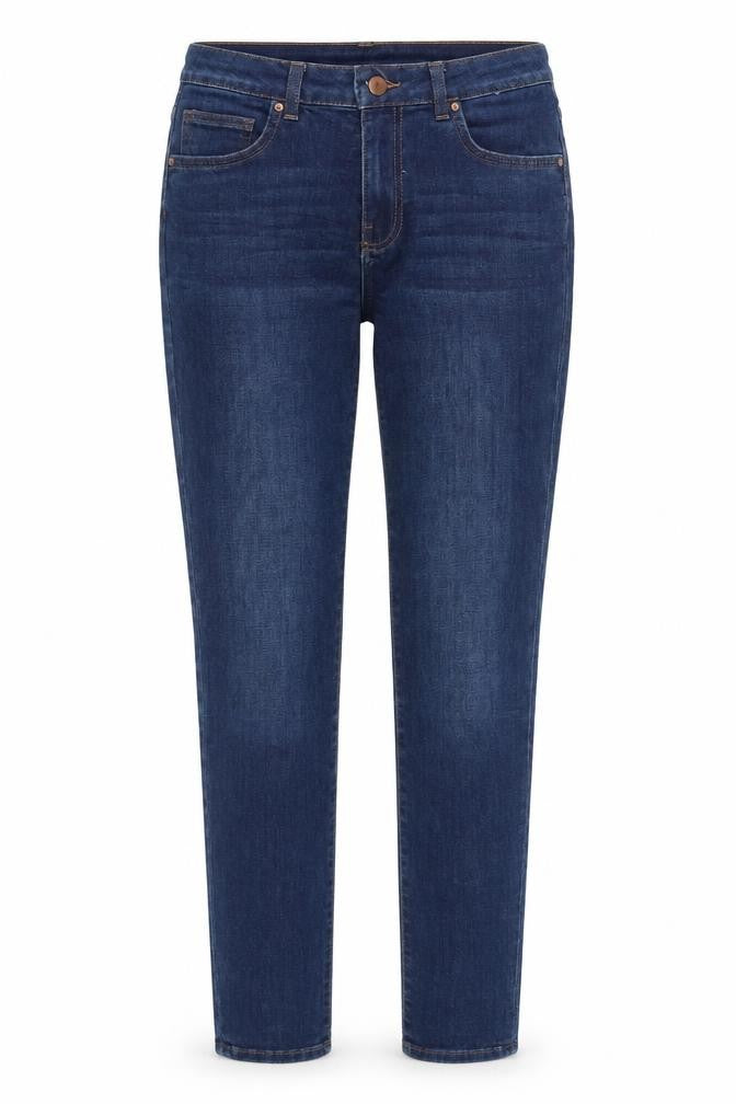 H&M Womens Blue Cotton Skinny Jeans Size 8 Slim Zip