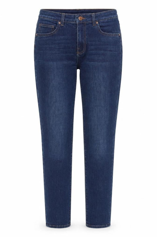 H&M Womens Blue Cotton Skinny Jeans Size 8 Slim Zip