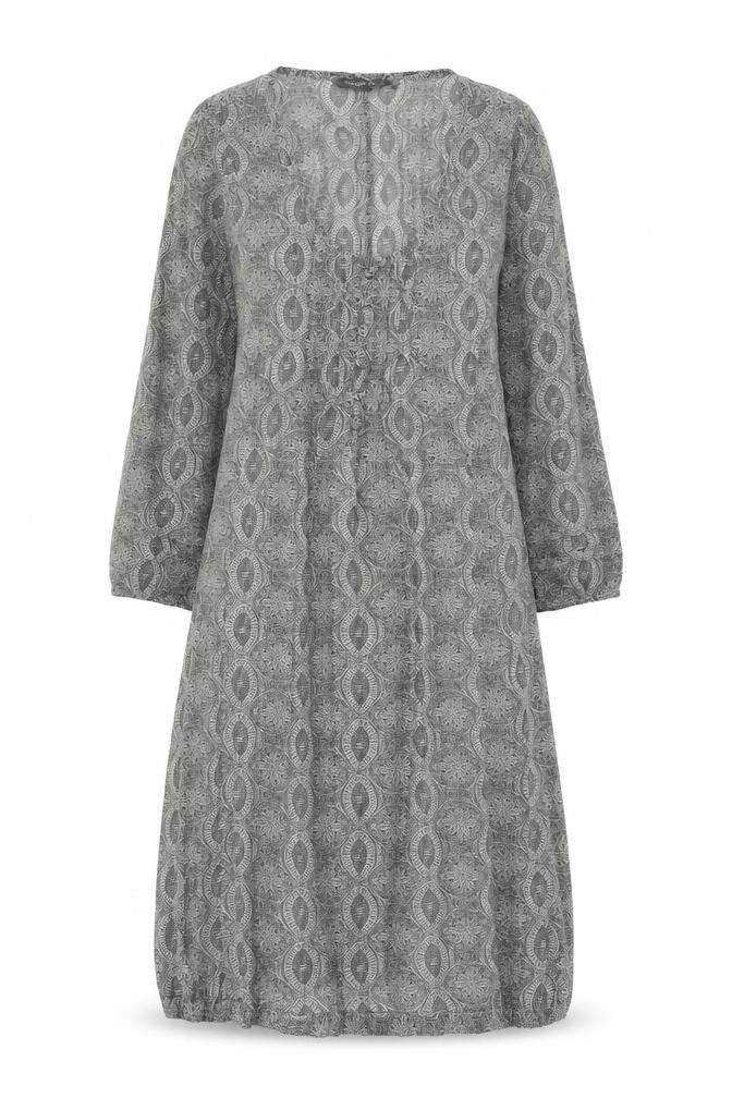 Sandwich Womens Grey Geometric Polyester A-Line Size 6 Scoop Neck Pullover