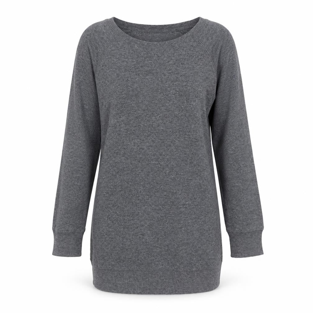 Marks & Spencer Womens Grey Cotton Pullover Sweatshirt Size 8 Pullover
