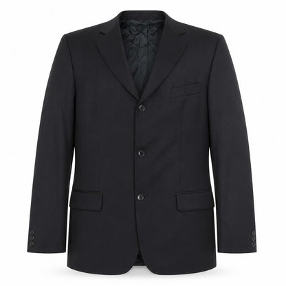 Horne Brothers Mens Black Polyester Jacket Suit Jacket Size 42 Regular