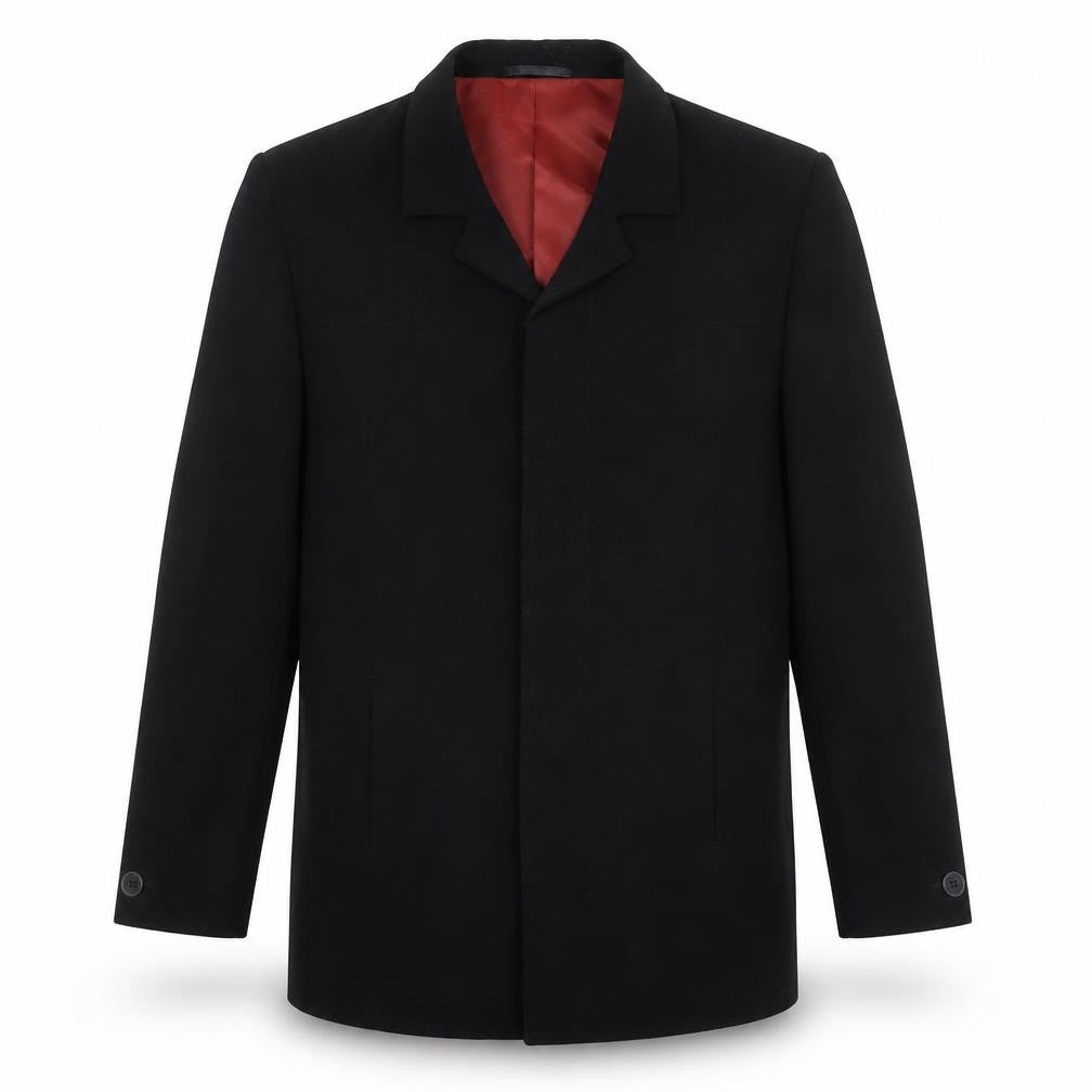 Device Mens Black Polyester Jacket Blazer Size 40 Regular - Open