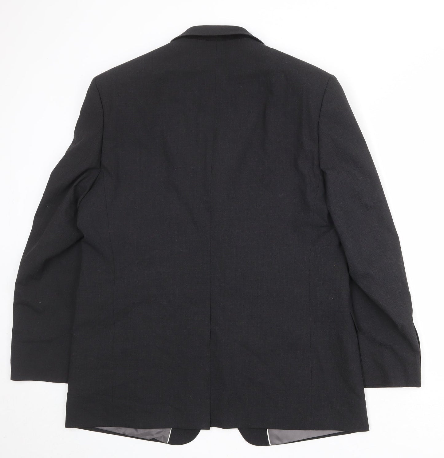 Marks and Spencer Mens Grey Polyester Jacket Suit Jacket Size 44 Regular