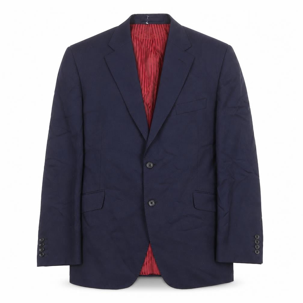 Marks & Spencer Mens Blue Wool Jacket Suit Jacket Size 44 Regular