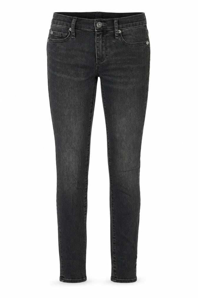 Gap Womens Grey Cotton Skinny Jeans Size 24 Regular Zip