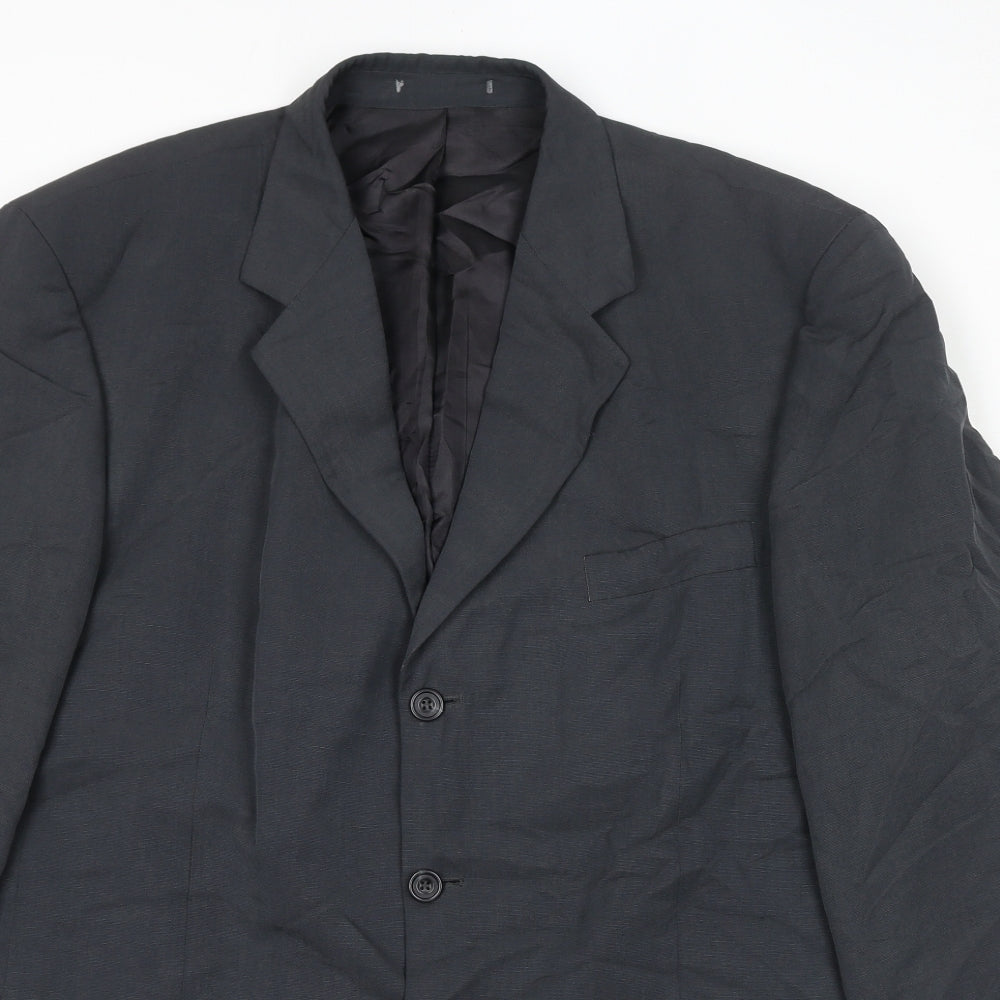 Principles Mens Grey Modal Jacket Suit Jacket Size 44 Regular