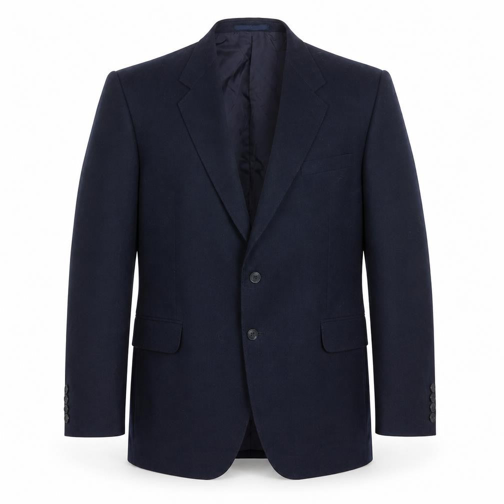 St Michael Mens Blue Polyester Jacket Suit Jacket Size 44 Regular