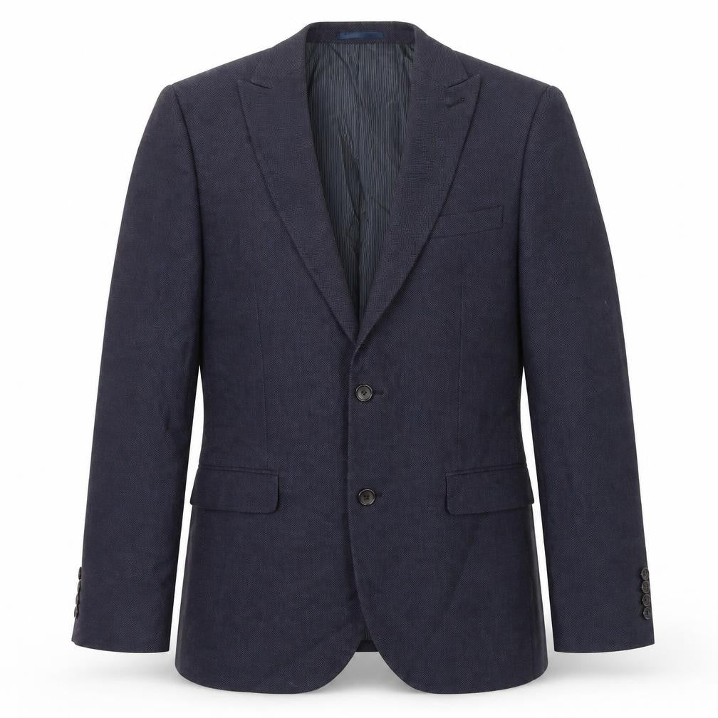 NEXT Mens Blue Polyester Jacket Suit Jacket Size 40 Regular