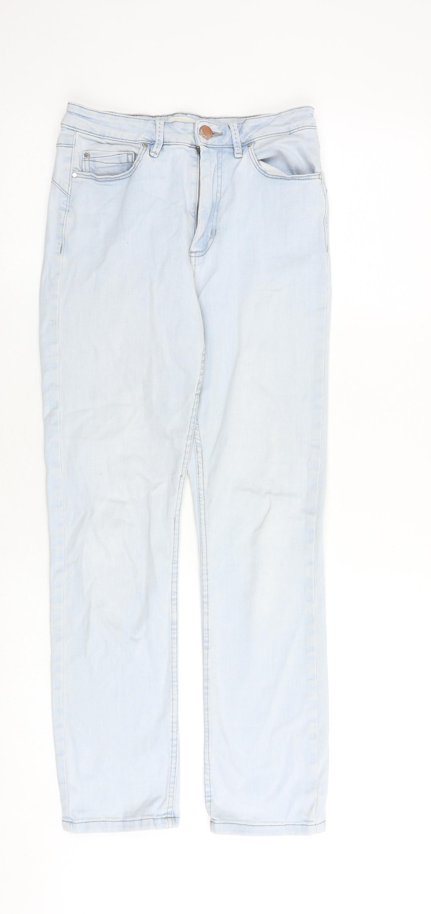 Gap Womens Blue Cotton Skinny Jeans Size 8 Regular Zip