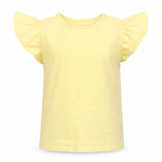 John Lewis Girls Yellow 100% Cotton Basic Tank Size 11 Years Round Neck Pullover