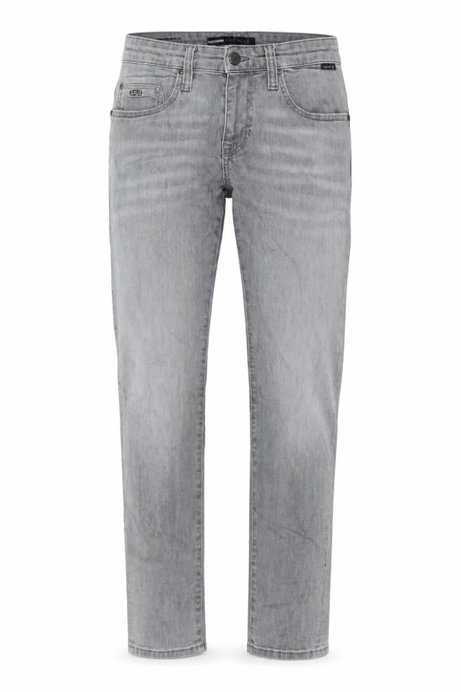 Mavi Mens Grey Cotton Straight Jeans Size 30 in L29 in Regular Button
