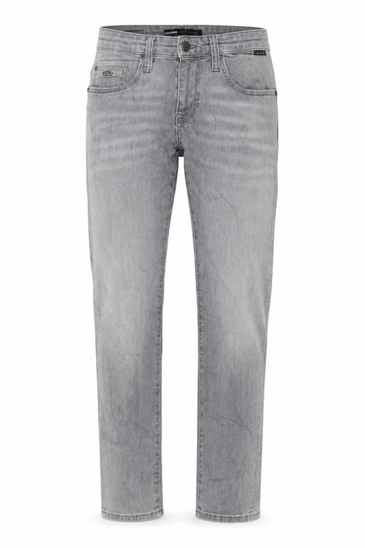 Mavi Mens Grey Cotton Straight Jeans Size 30 in L29 in Regular Button