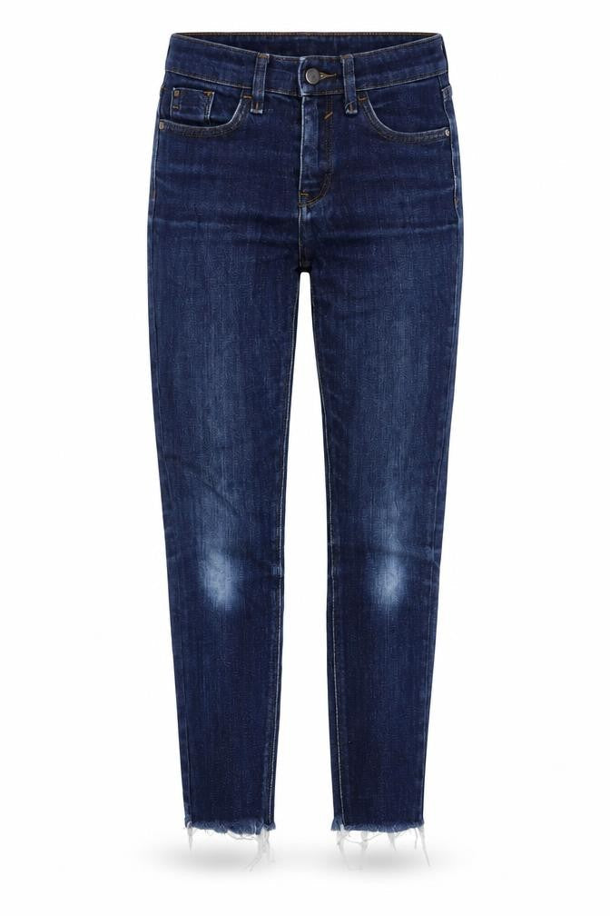River Island Womens Blue Cotton Skinny Jeans Size 6 L24 in Regular Button