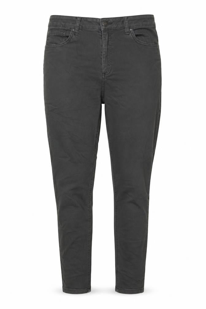 Marks & Spencer Womens Grey Cotton Skinny Jeans Size 12 L27 in Regular Button