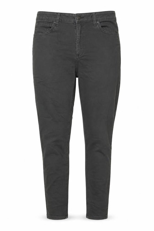 Marks & Spencer Womens Grey Cotton Skinny Jeans Size 12 L27 in Regular Button
