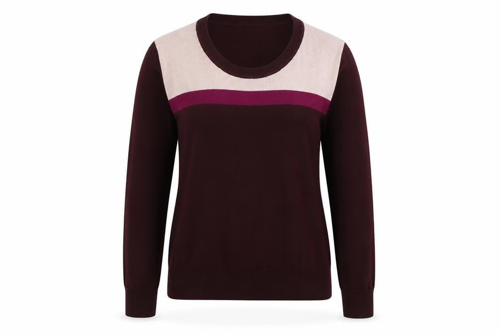 Gap Womens Purple Round Neck Acrylic Pullover Jumper Size M
