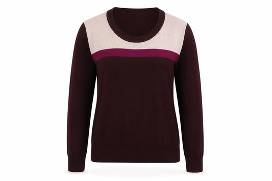 Gap Womens Purple Round Neck Acrylic Pullover Jumper Size M