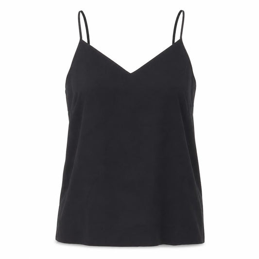 Marks and Spencer Womens Black Polyester Basic Tank Size 10 V-Neck