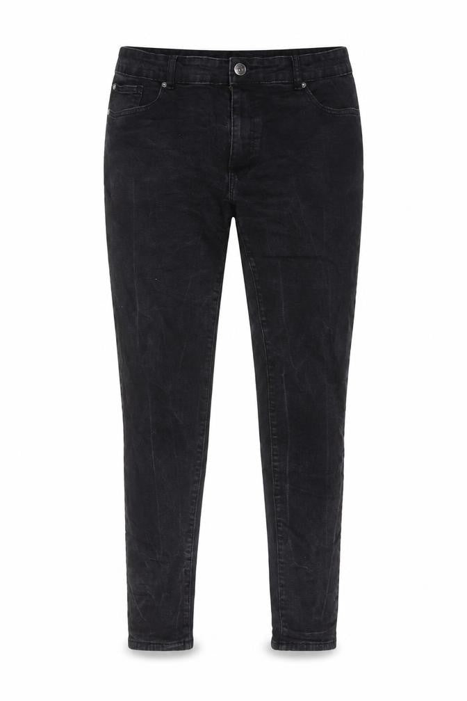 ze enzo Womens Black Cotton Skinny Jeans Size 40 in Regular Zip