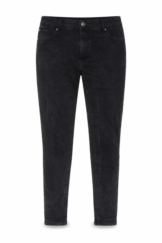 ze enzo Womens Black Cotton Skinny Jeans Size 40 in Regular Zip