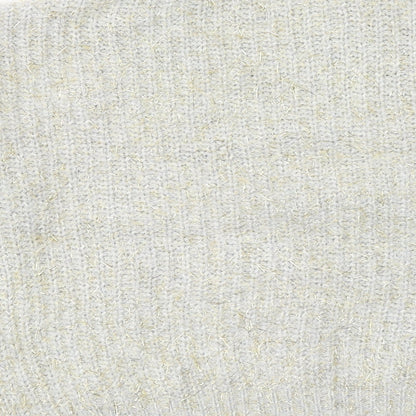 Kazo Womens Gold Round Neck Acrylic Pullover Jumper Size L
