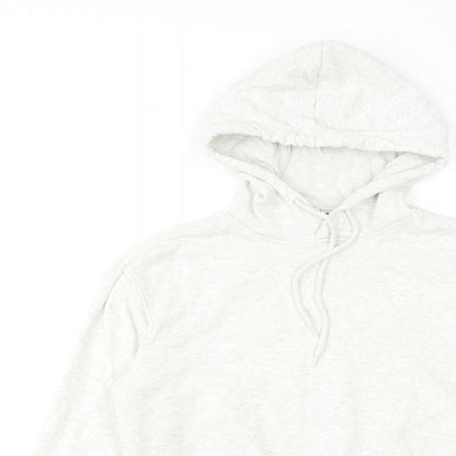 H&M Womens Grey Cotton Pullover Hoodie Size 2XS Pullover
