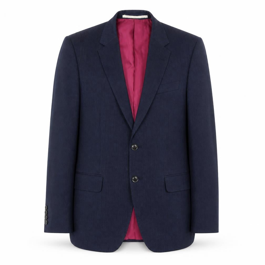 Marks & Spencer Mens Blue Polyacrylate Fibre Jacket Suit Jacket Size 36 Regular