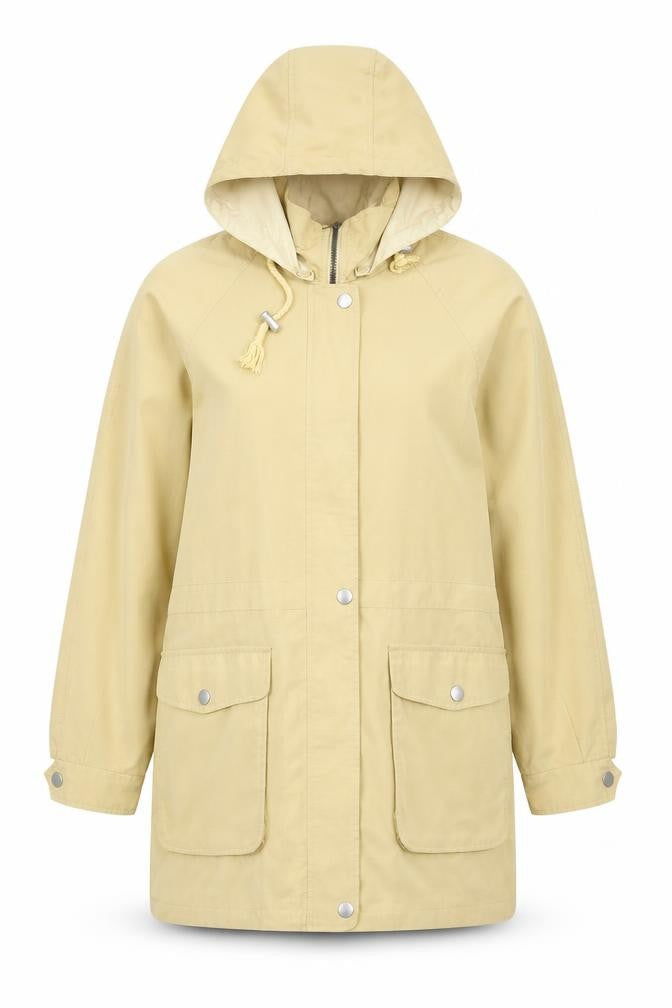 Compliments Womens Yellow Jacket Size 12 Zip