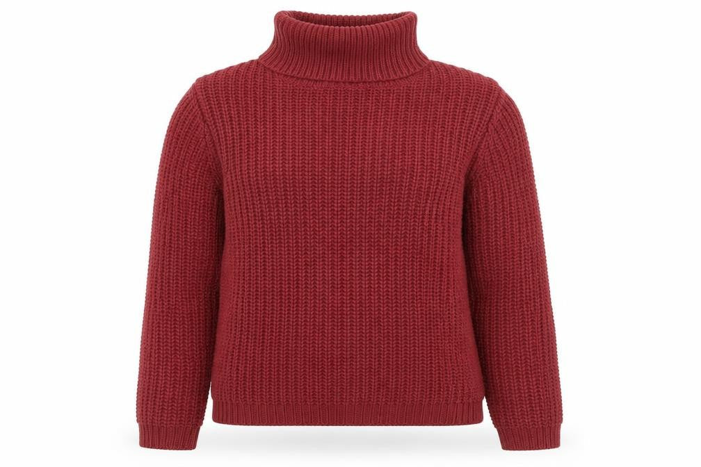 Rut & Circle Womens Red Roll Neck Acrylic Pullover Jumper Size S