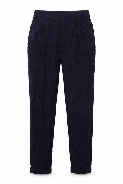 Zara Womens Blue Lyocell Trousers Size XS Regular Zip