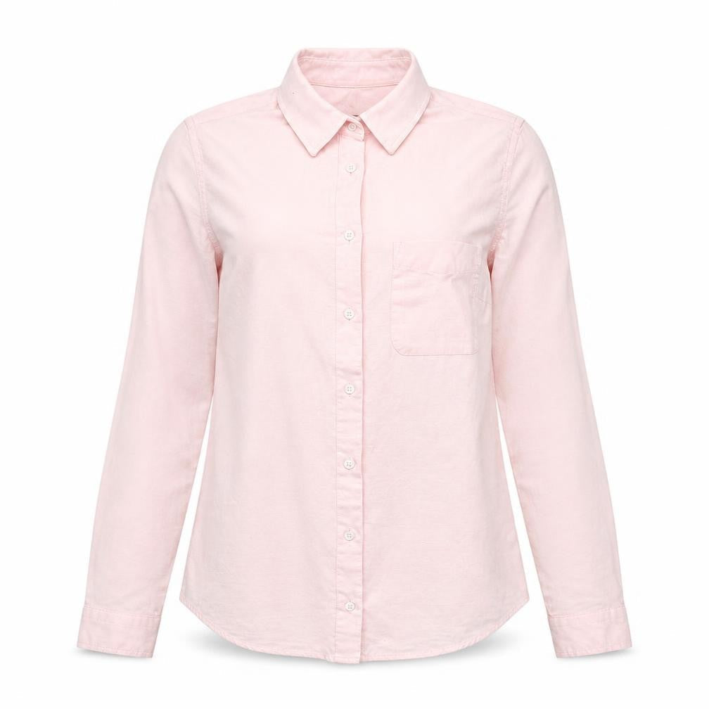 Westwood Womens Pink Cotton Basic Button-Up Size S Collared