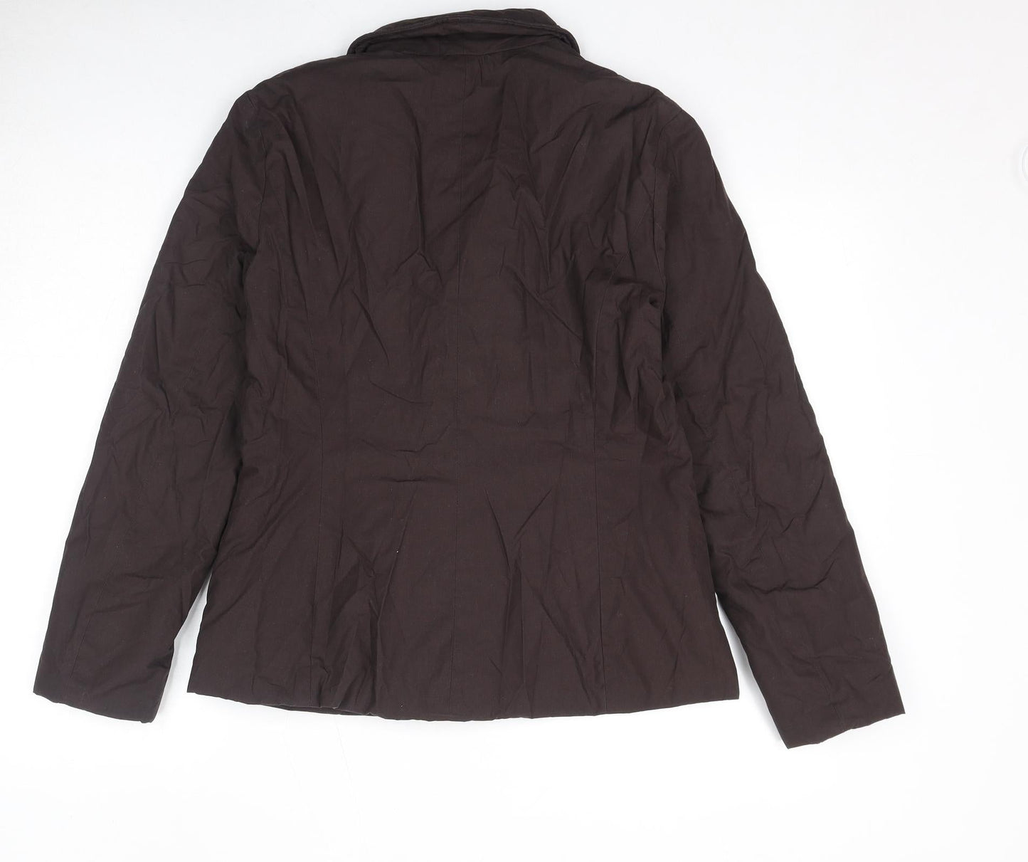 Zara Womens Brown Jacket Size M Snap