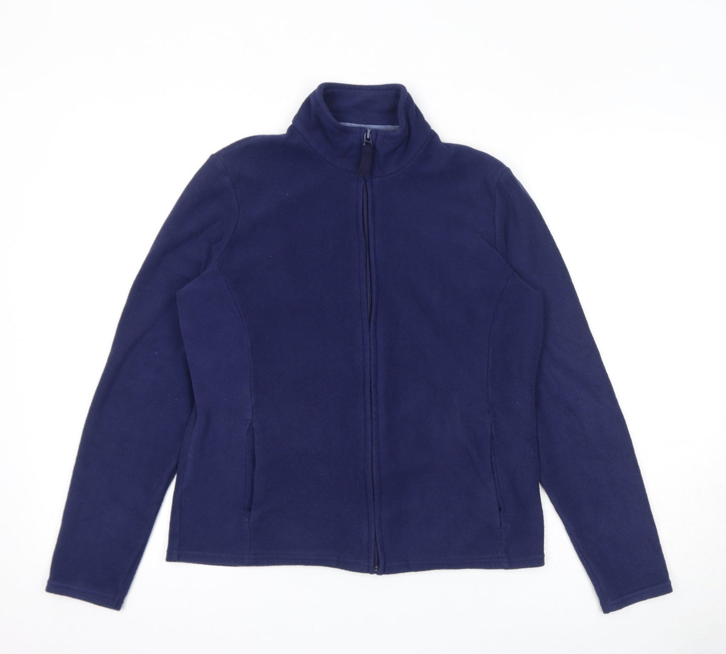 Marks and Spencer Womens Blue Jacket Size 10 Zip