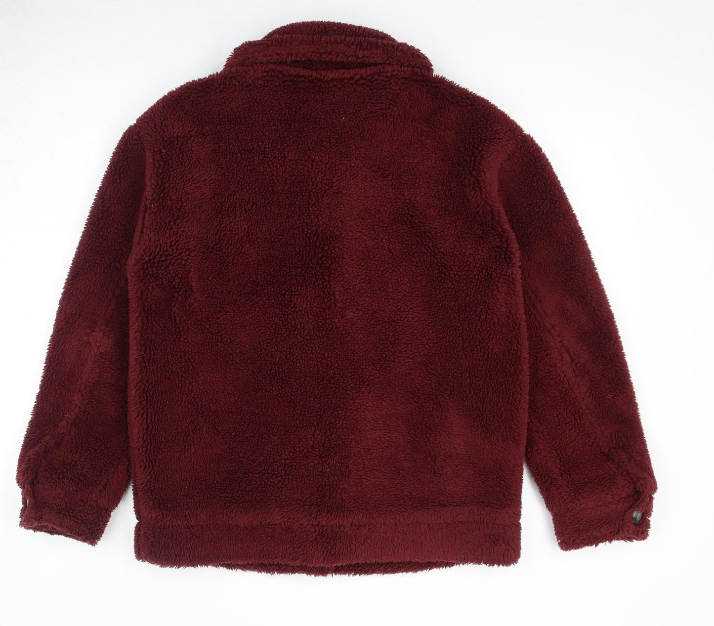 Topshop Womens Red Jacket Size S Button