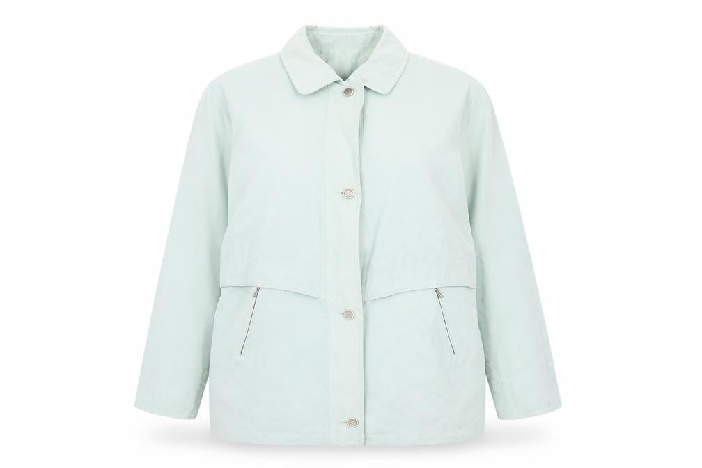 Danna Womens Blue Jacket Size 20 Button