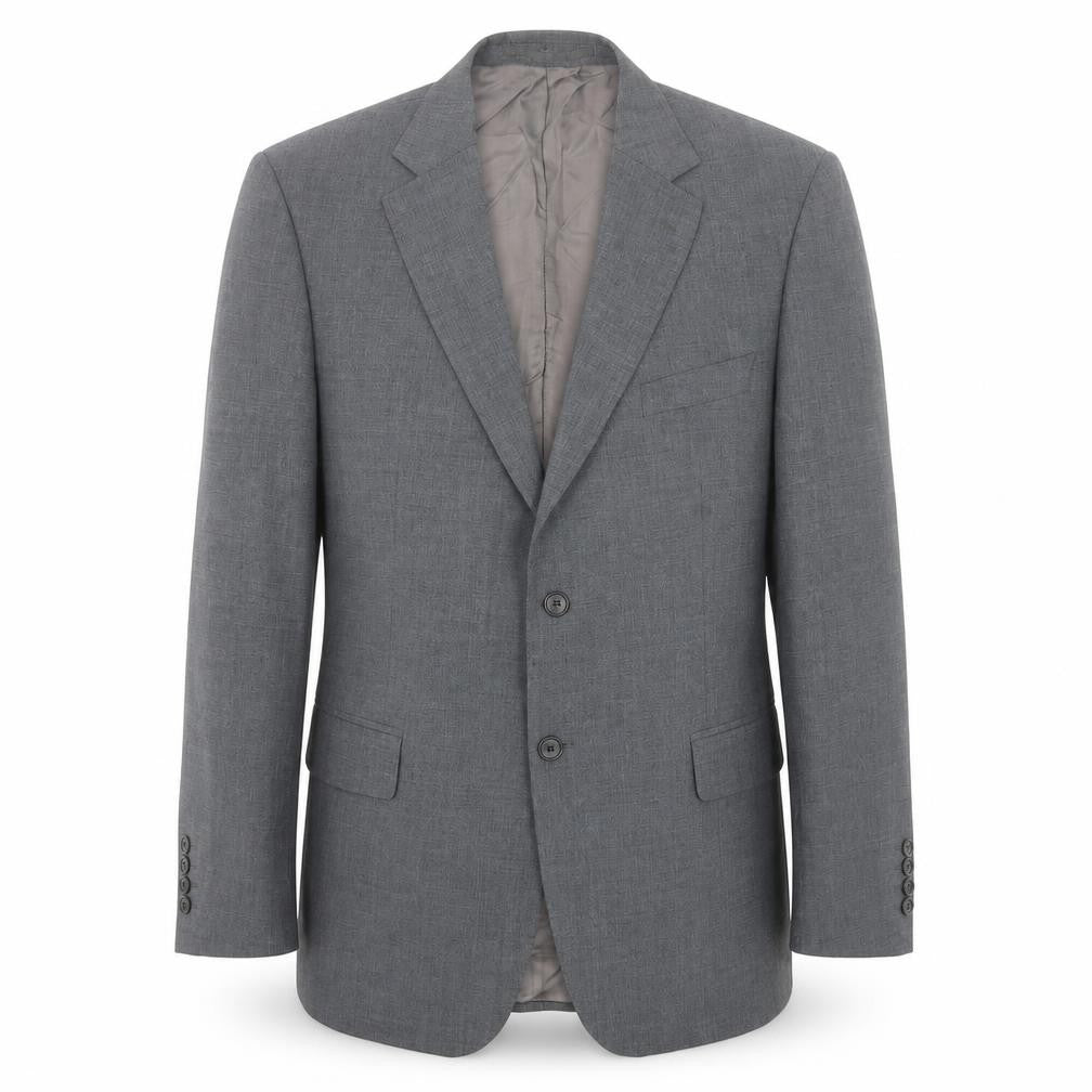 Marks & Spencer Mens Grey Polyester Jacket Suit Jacket Size 42 Regular