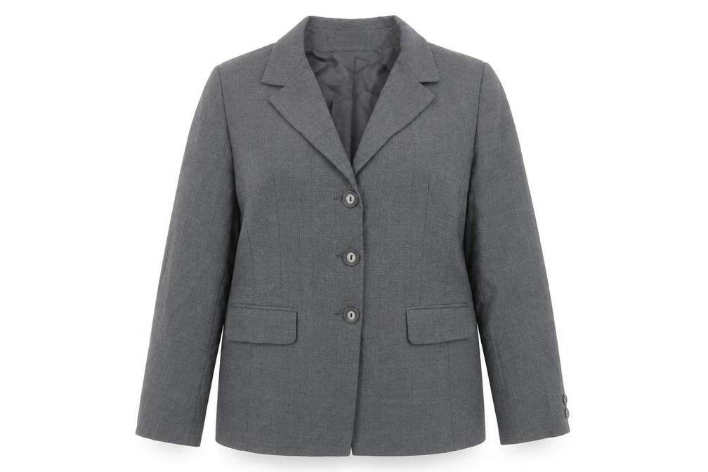 Paul Seperates Womens Grey Polyester Jacket Suit Jacket Size 16