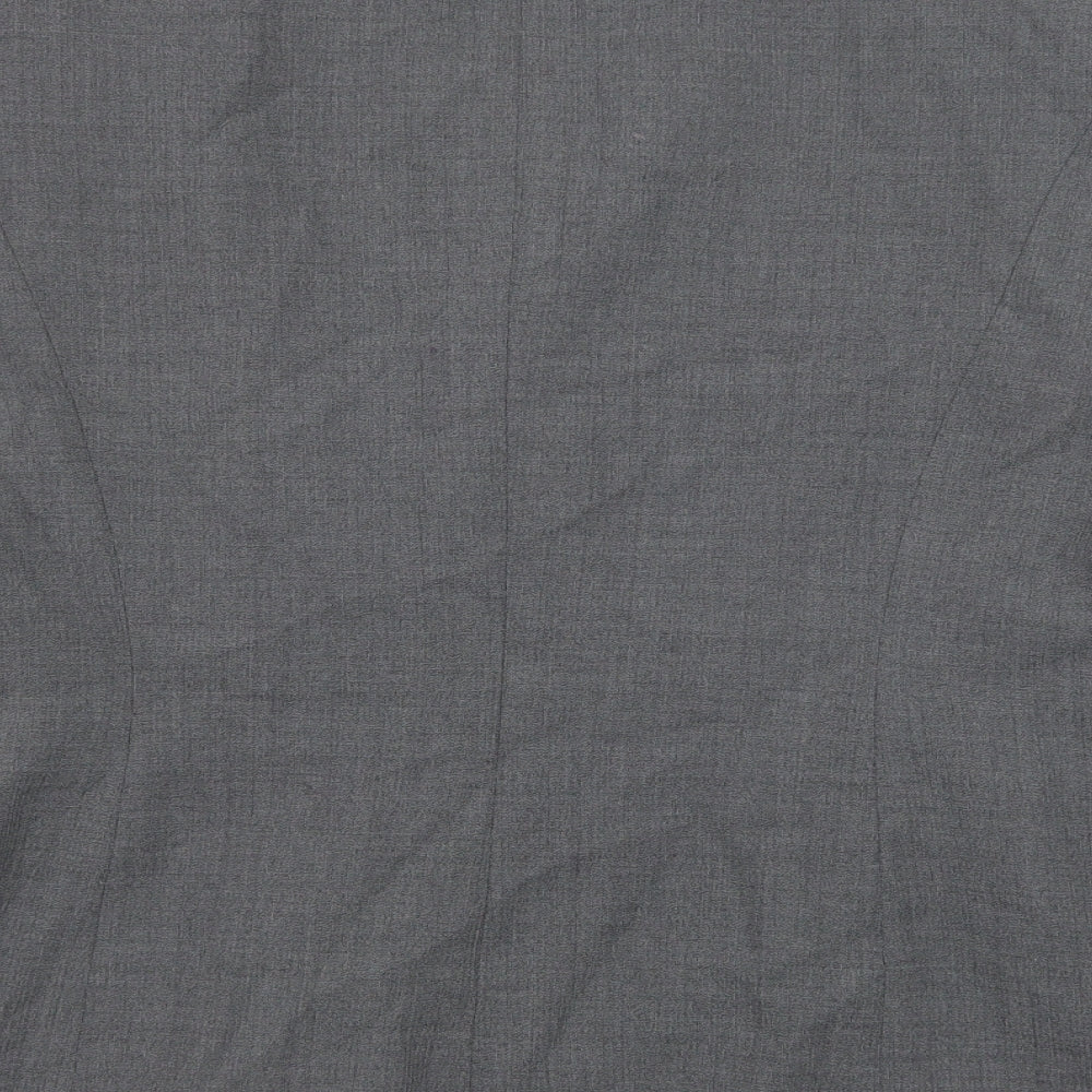Paul Seperates Womens Grey Polyester Jacket Suit Jacket Size 16