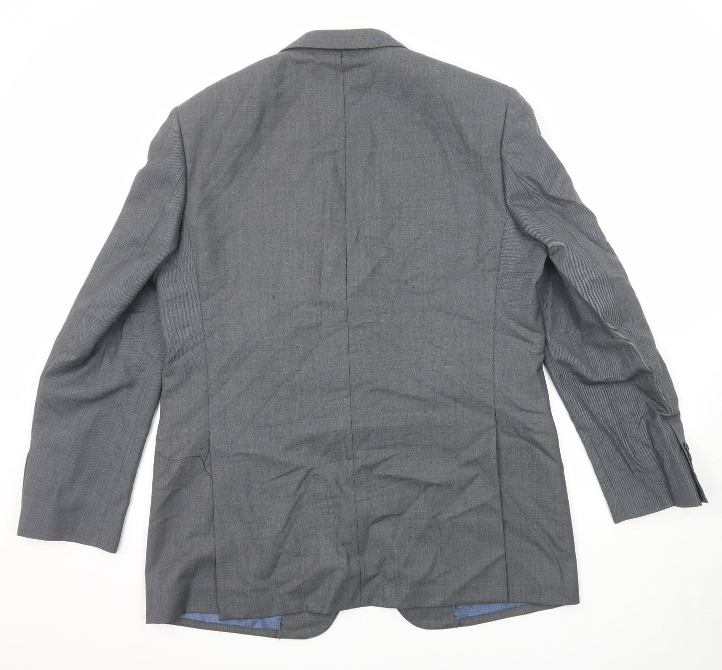 Marks and Spencer Mens Grey Wool Jacket Suit Jacket Size 44 Regular