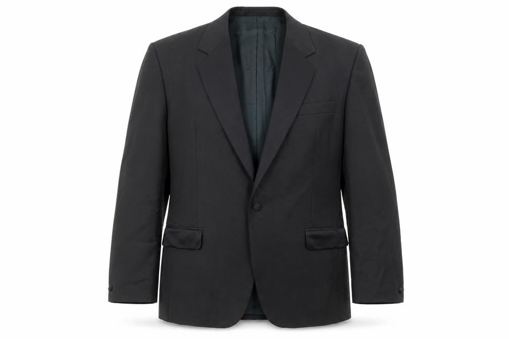 Skopes Mens Black Polyester Jacket Suit Jacket Size 42 Regular