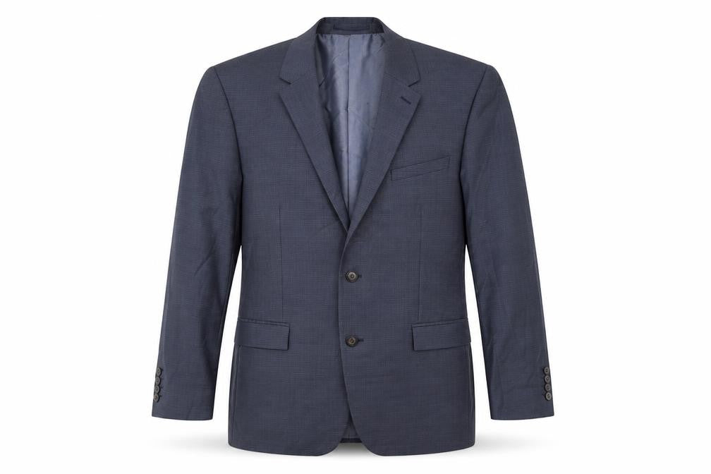 Autograph Mens Blue Wool Jacket Suit Jacket Size 42 Regular