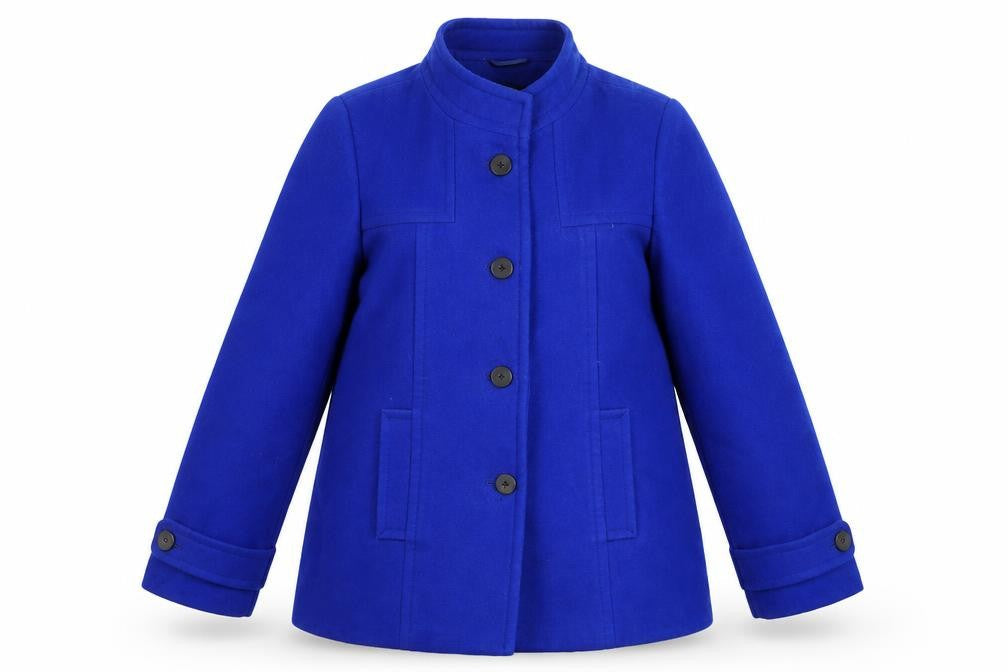 Wardrobe Womens Blue Jacket Blazer Size 14 Button